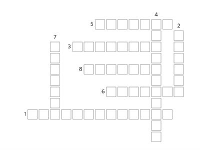 Crossword science class 3
