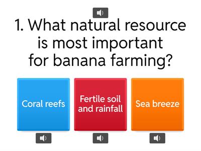 Economic Activities & Natural Resources in SVG