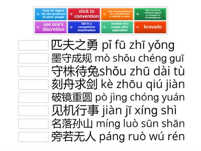 刻舟求剑 - 单词 Practice