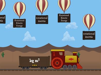 Match the Physics term to its unit