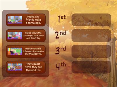 Put sentences in the correct order.