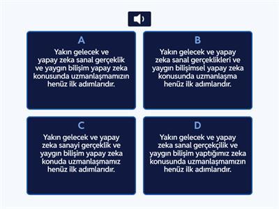 Dinleme alıştırması  (аудирование) - C1 seviyesi