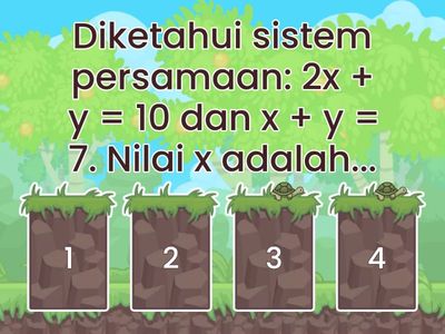 Sistem Persamaan Linear Dua Variabel (SPLDV)