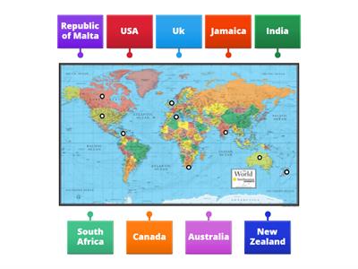 Some English speaking countries