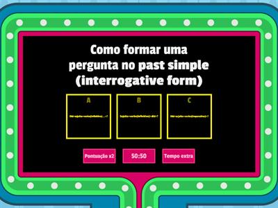 Past simple (interrogative form) regular verbs