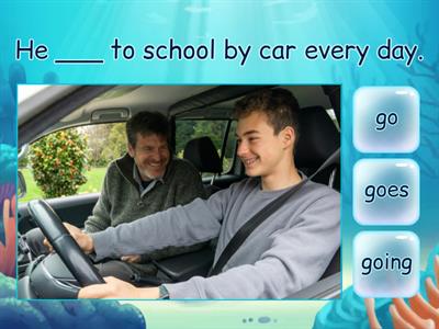 YBYBL - p.43 - simple present tense (10 Quiz)