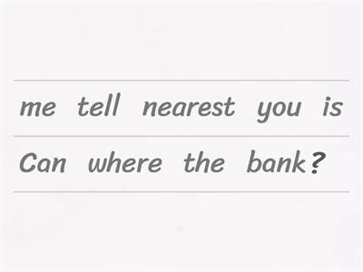 Formation of embedded questions (B1) 