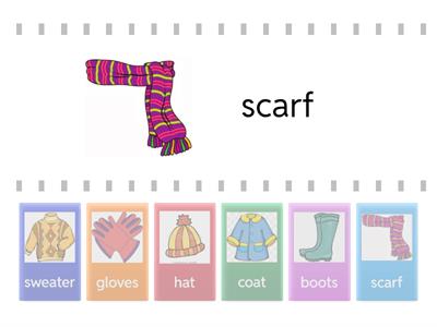 Match the Winter Clothing!