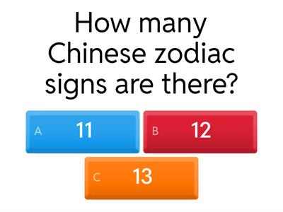 Chinese New Year Quiz