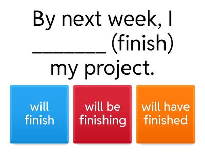 Future Continuous vs Future Perfect – Grammar Practice