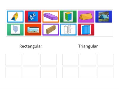 Sort the Prisms - Rectangular or Triangular