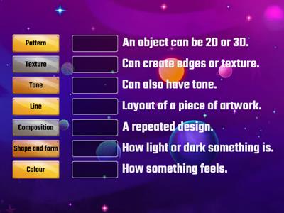 Elements of Art wordwall