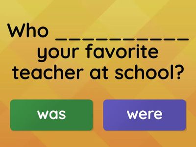 Was/were - Evolve 1 - U11.2