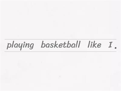 Unit 12: like (doing)