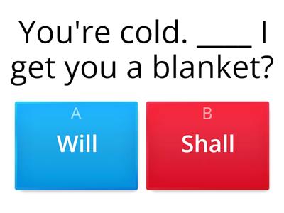 Grammar Offers with Shall & Will 