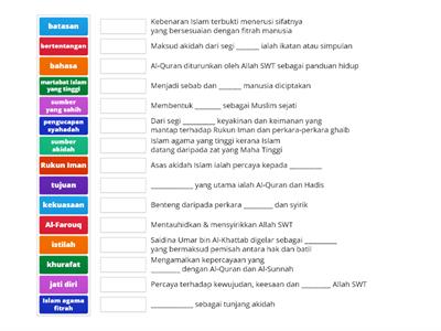 PELAJARAN 14: AKIDAH ISLAM