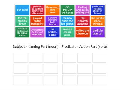 Grammar 1.2 Complete Subject & Complete Predicate