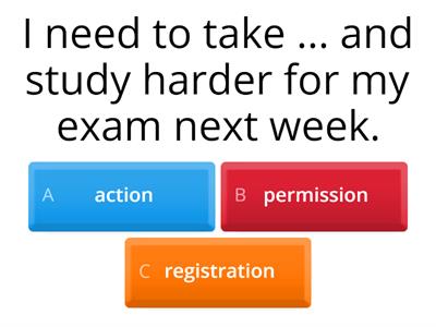 Nouns -ion Prepare B1