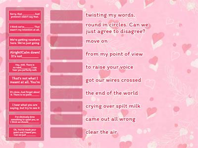 Arguments and discussions