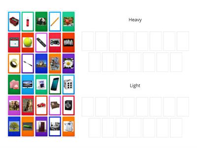 Identify heavy vs light