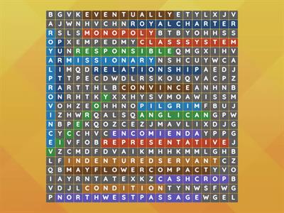 Social Studies Word Search