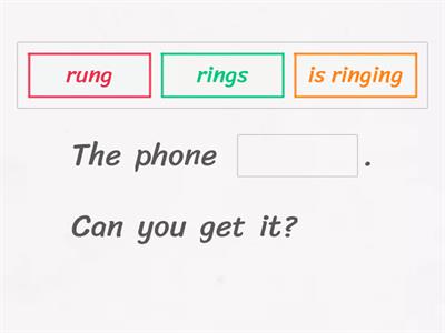 Unit 3 Grammar -- Present Simple vs. Present Continuous