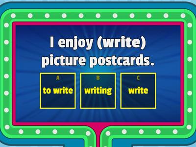 GERUND OR INFINITIVE 1