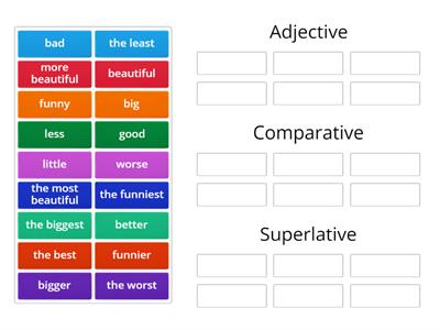 Comparative/Superlative