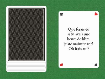 Si + imparfait + conditionnel, échangez entre vous sur ces hypothèses certes réalisables mais peu probables!