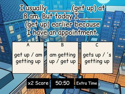 Simple Present vs Present Continuous