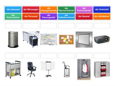 Büro: Einrichtungsgegenstände
