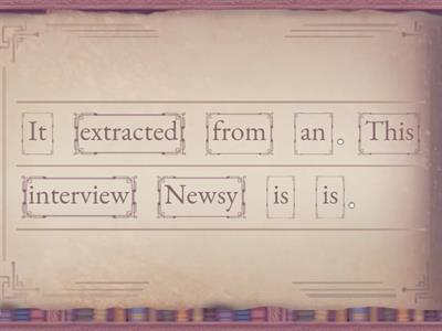 Use clues to introduce the video : Level 1