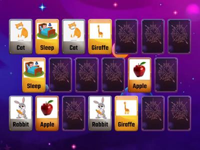  Nouns & Verbs - Matching pairs