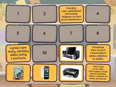 Nájdi správne dvojice. Spoj technológiu s jej využitím. 