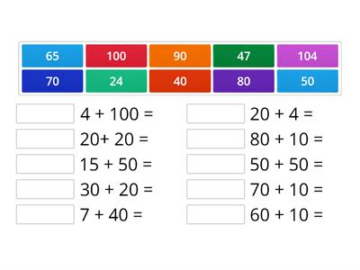 mental math week 18