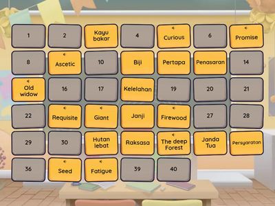 Vocabulary Matching Game