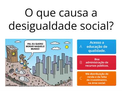 Processo de Urbanização e Desigualdades Sociais no Brasil - 5º Ano.