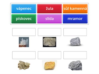 zš Luková- 3. třída- horniny 