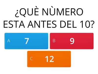 ORDEN DE NUMEROS 1 al 39