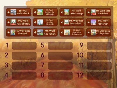 What's the time Mr. Wolf? (Sequencing Events)