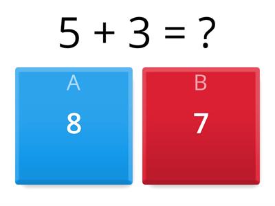 Math Addition Quiz
