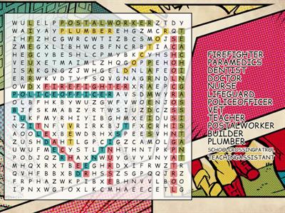 People Help Us - Wordsearch