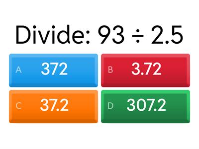 Dividing Decimals 
