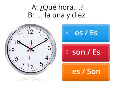 Hablar de la hora, de los alimentos, de los nùmeros, del colegio, de los verbos irregulares (-e -ie)