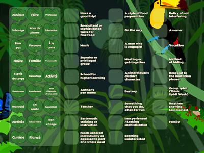 Cognate Matching French-English