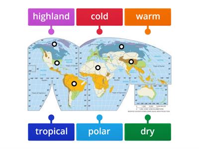 Climate Regions Map