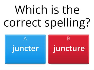 URE QUIZ (correct spellings)