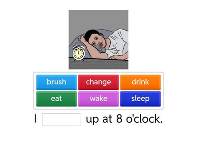 ESOL ENTRY 1 DAILY ROUTINE VERBS
