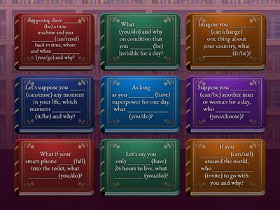 Conditionals. Speaking Clay B2+.