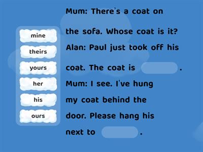 P5 English Possessive pronouns